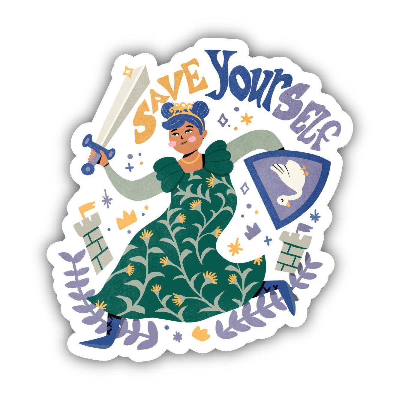 Big Moods - Save Yourself Fairytale Sticker