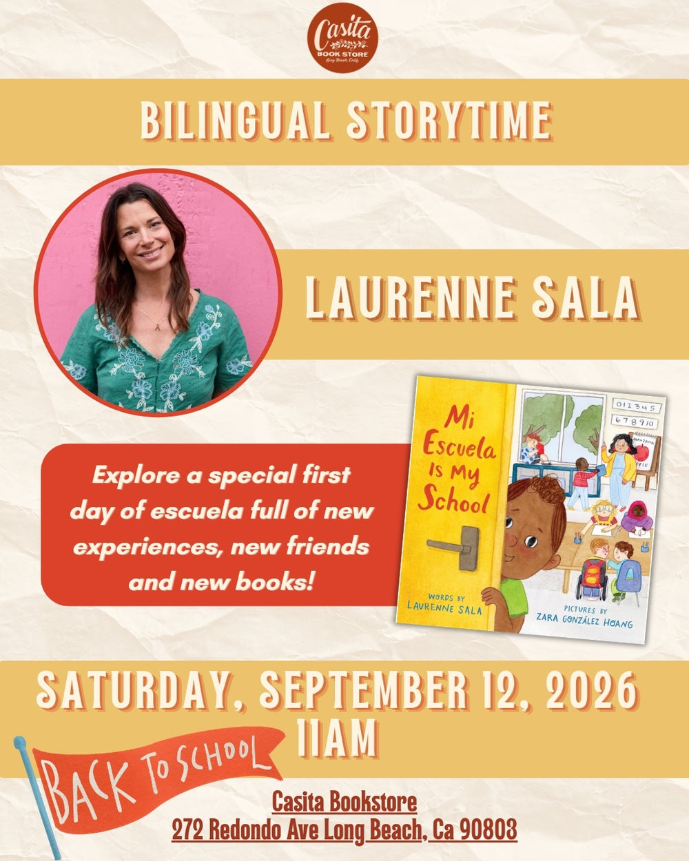 Bilingual Storytime with Laurenne Sala