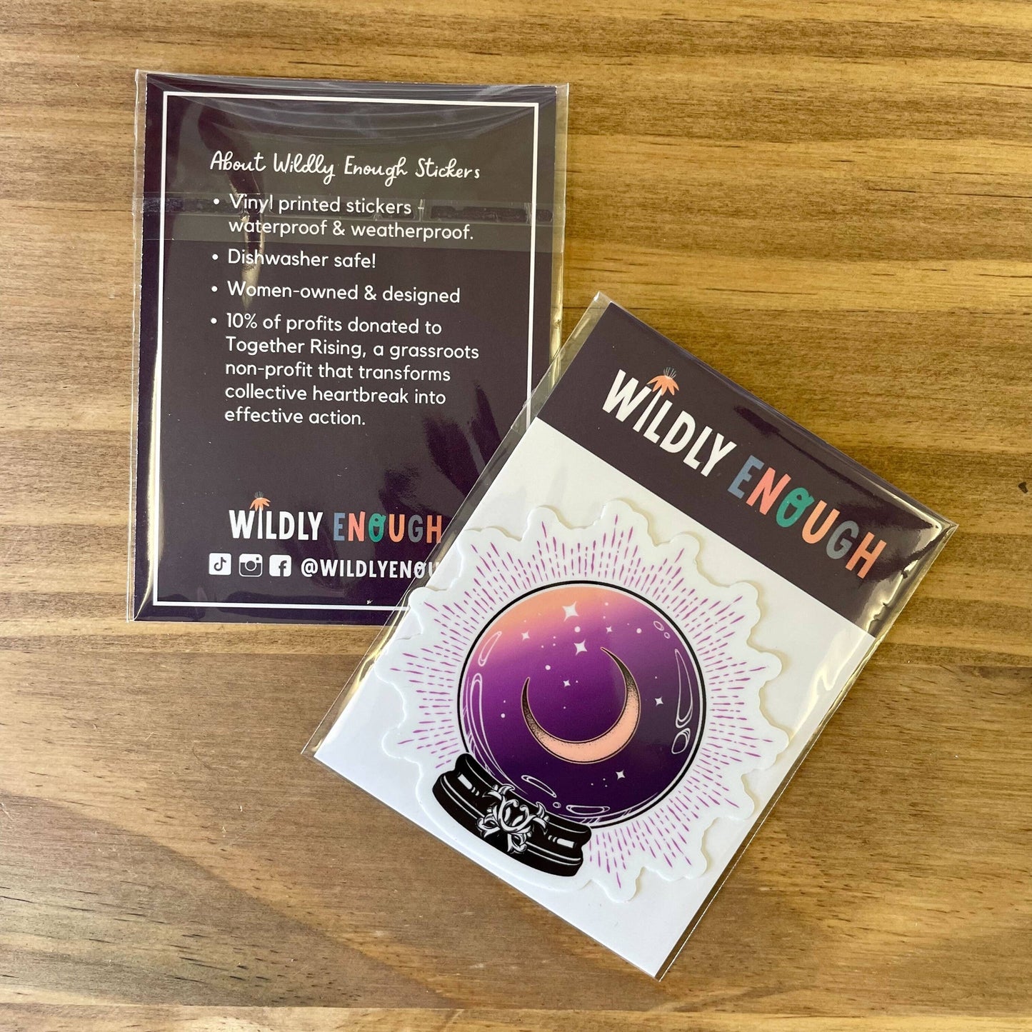 Wildly Enough - Here For The Love Story Sticker