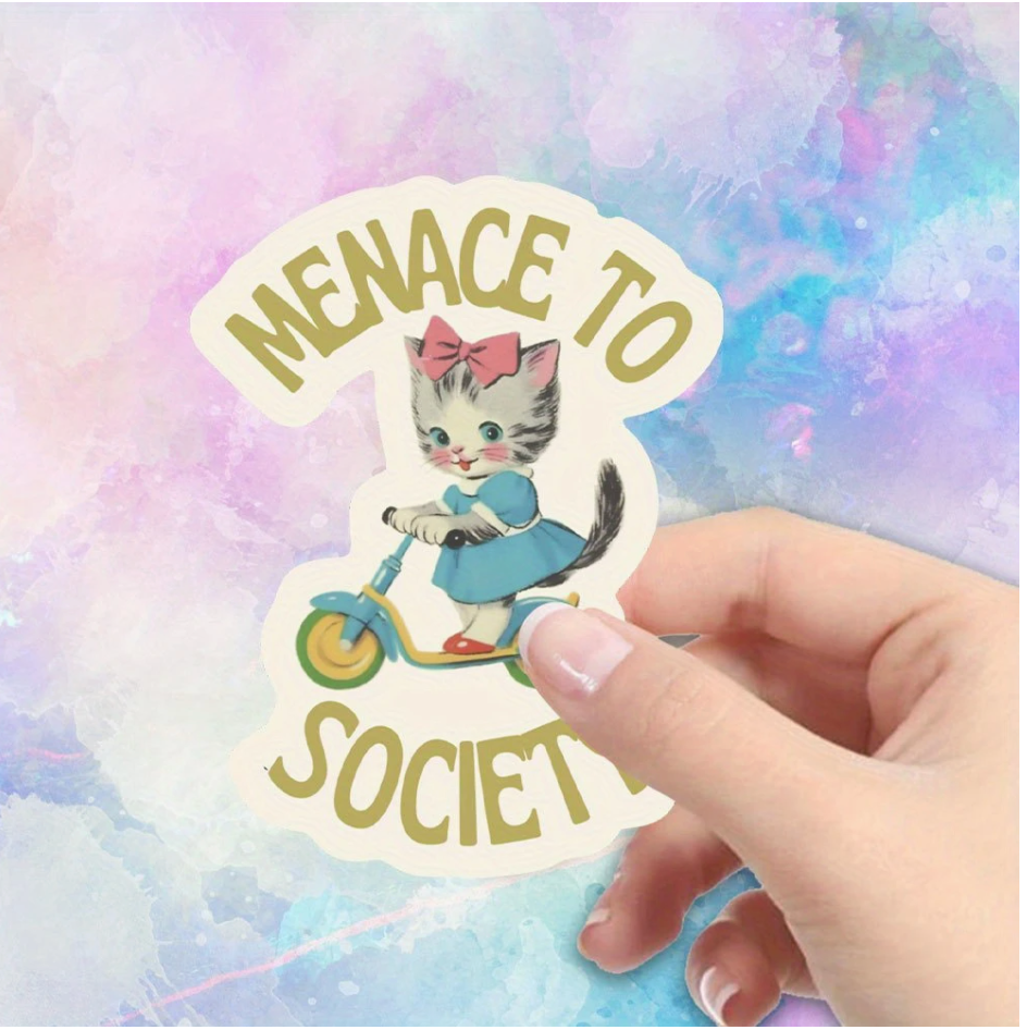 inviting affairs paperie - Menace to Society Sticker