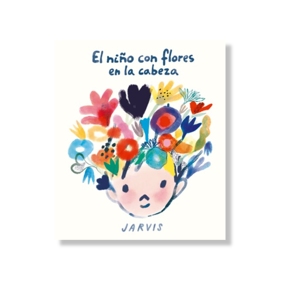 El niño con flores en la cabeza