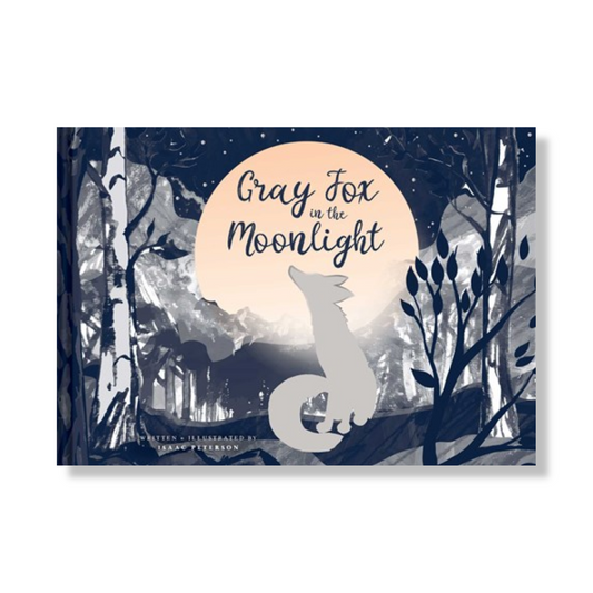Gray Fox in the Moonlight