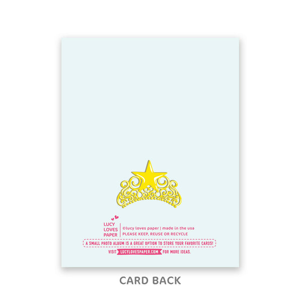 Lucy Loves Paper - Birthday Queen Birthday Card | Queer Bday Card (A2)