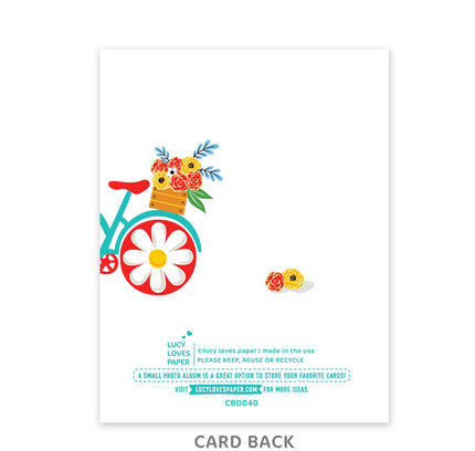 Lucy Loves Paper - Wheelie Great Birthday | Pun Bicycle Birthday Card