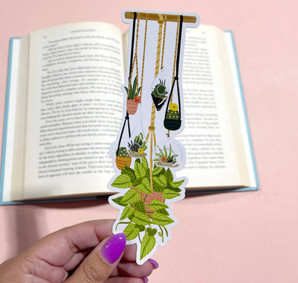 Bloomwolf Studio - Hanging Plants Die Cut Bookmark