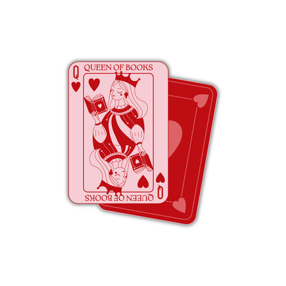 inviting affairs paperie - Queen of Books Sticker