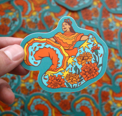 YAMZ: World of Color - Marigold Dancer Sticker