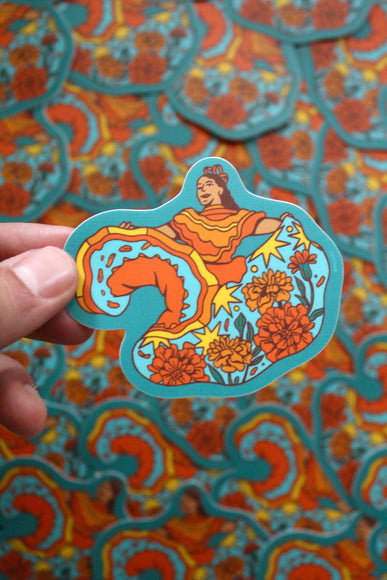 YAMZ: World of Color - Marigold Dancer Sticker