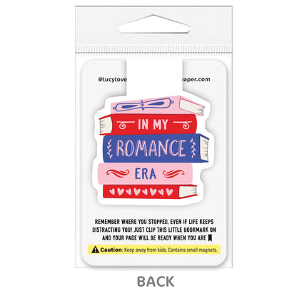 Lucy Loves Paper - Magnetic Bookmark | My Romance Era Book Pile