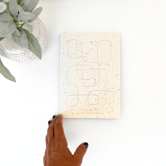 Paper Baristas - Journal Notebook Notepad | Recycle Coffee Bean Grounds Paper