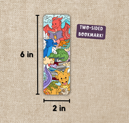 Kingdom of Threads - Reading Dragon Pile Bookmark