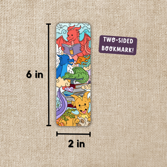 Kingdom of Threads - Reading Dragon Pile Bookmark
