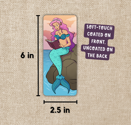 Wildly Enough - Reading Mermaid Book Tracker Bookmark
