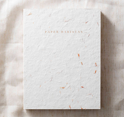 Paper Baristas - Journal Notebook Planner | Dot Grid Lined Petal Seed Paper