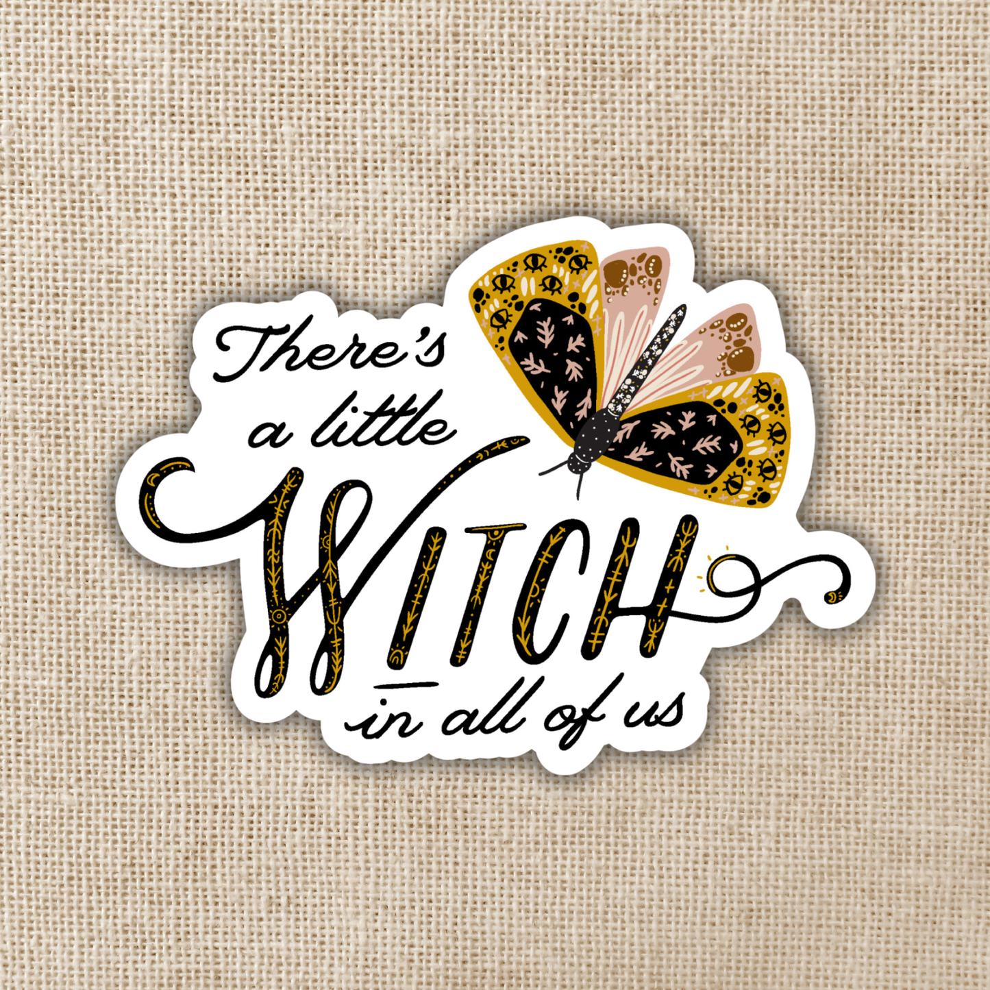 Wildly Enough - Little Witch In All Of Us Sticker, 3-inch