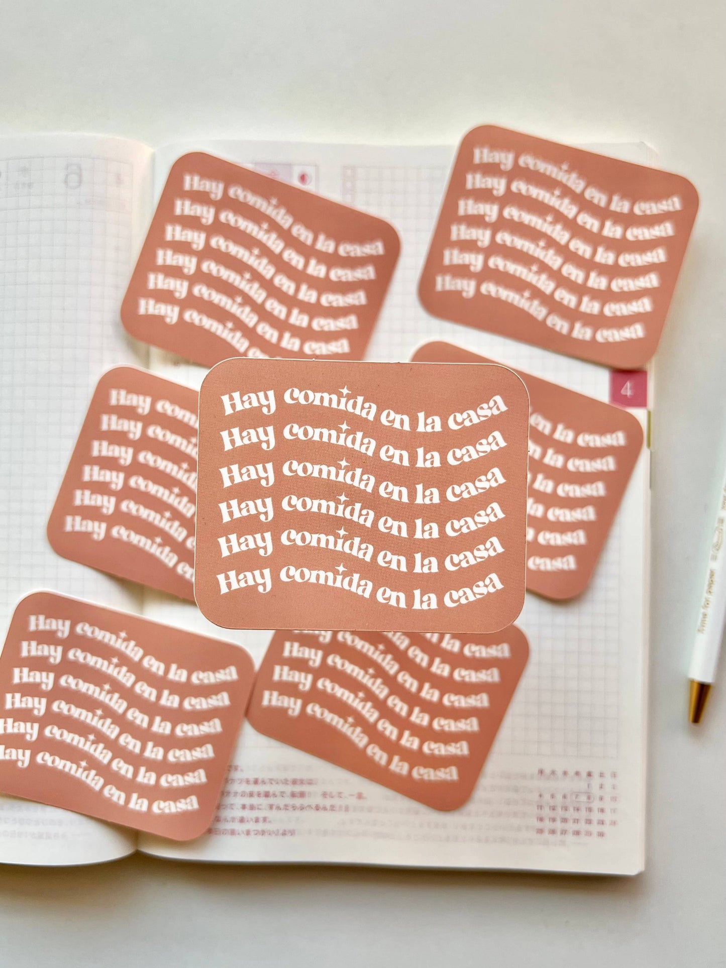 Marlene Vega Studio - Hay Comida en la Casa (Square) Sticker