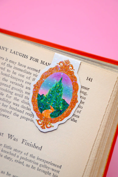 Furever Booked - Emerald Enchantment Glitter Magnetic Bookmark