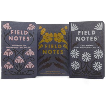 Field Notes - Fall Flowers 3-Pack