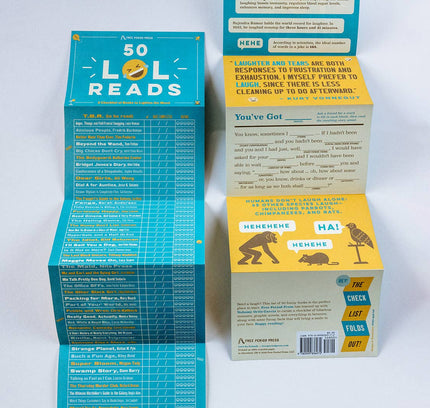 Free Period Press - 50 LOL Reads: A Checklist of Books to Lighten the Mood