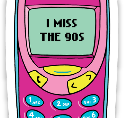 THE FOUND - I Miss the 90's Die Cut Sticker