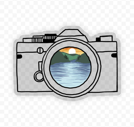 Big Moods - Camera Nature Clear Sticker