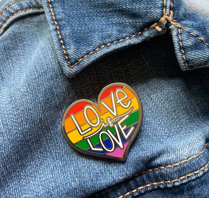 Paper House Productions - Love is Love Enamel Pin