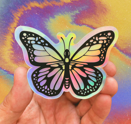 Big Moods - Butterfly Holographic Sticker