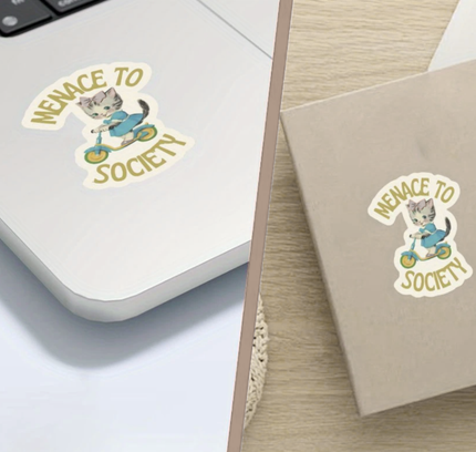 inviting affairs paperie - Menace to Society Sticker