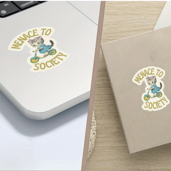 inviting affairs paperie - Menace to Society Sticker