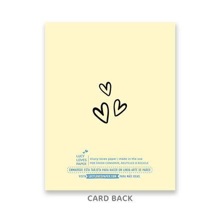 Lucy Loves Paper - Primer Paso | Dia de los Padres card
