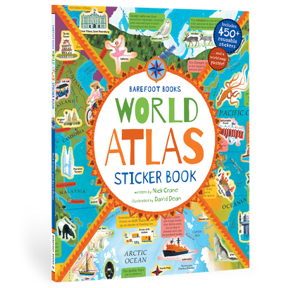 Barefoot Books - Barefoot Books World Atlas Sticker Book