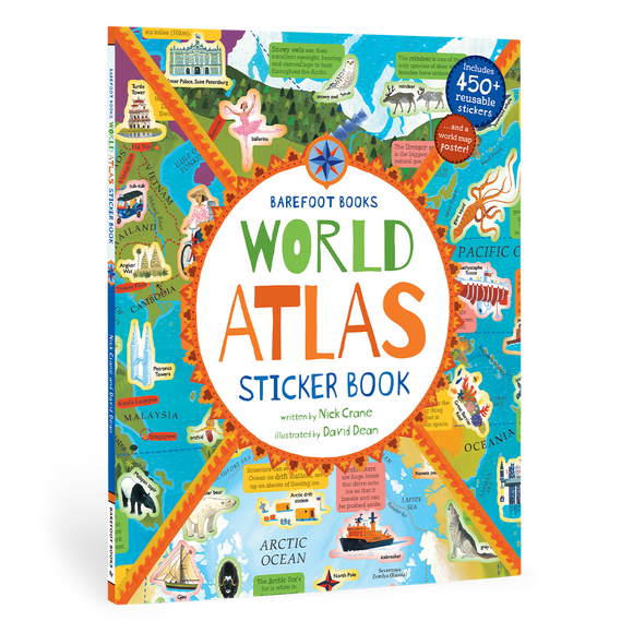 Barefoot Books - Barefoot Books World Atlas Sticker Book