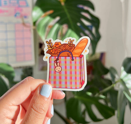 Marlene Vega Studio - Bolsa de Mercado (Mexican tote bag) Sticker