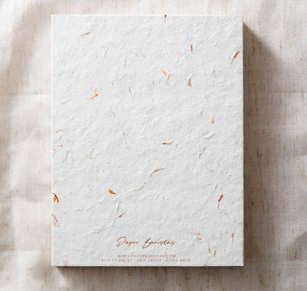 Paper Baristas - Journal Notebook Planner | Dot Grid Lined Petal Seed Paper