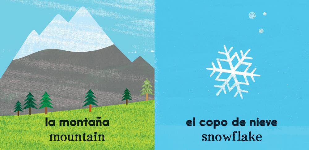 Barefoot Books - Grande y pequeño / Big and Small: Bilingual Spanish Board Book