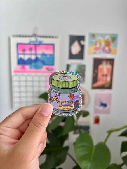 Marlene Vega Studio - Glitter VaporRub Sticker- Mexican Sticker