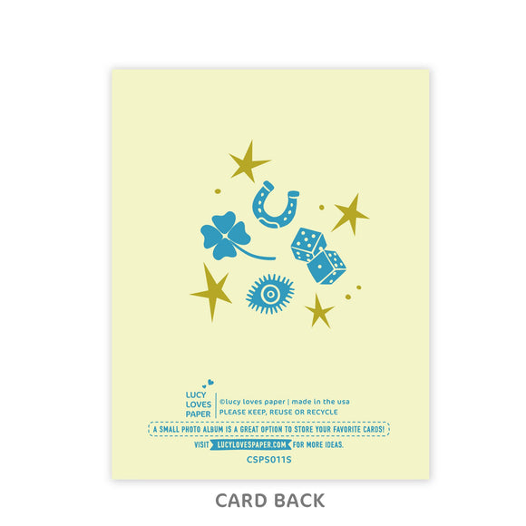 Lucy Loves Paper - Buena Suerte | Good Luck Card in Spanish