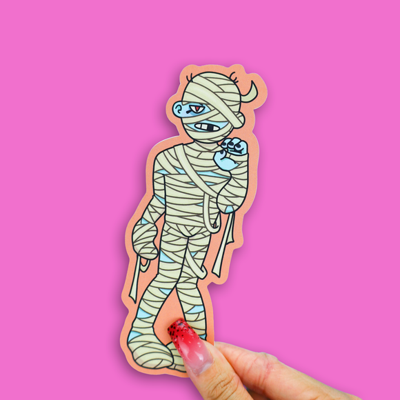 Turtle's Soup - Mummy Monster Pharoah Halloween Bookmark