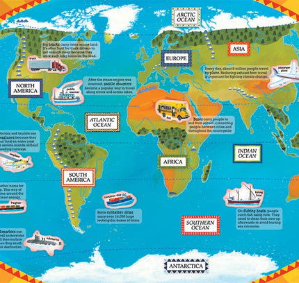 Barefoot Books - Barefoot Books World Atlas Sticker Book