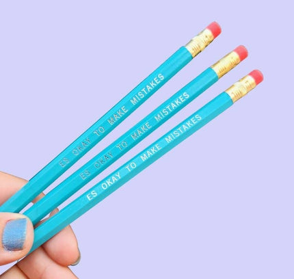 Ana Karen Loves Paper - Es Okay To Make Mistakes Pencil