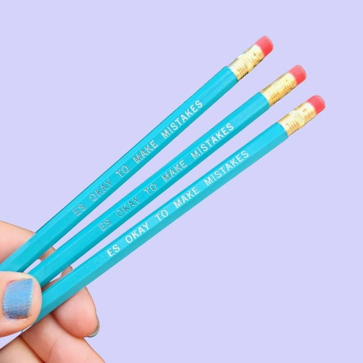 Ana Karen Loves Paper - Es Okay To Make Mistakes Pencil