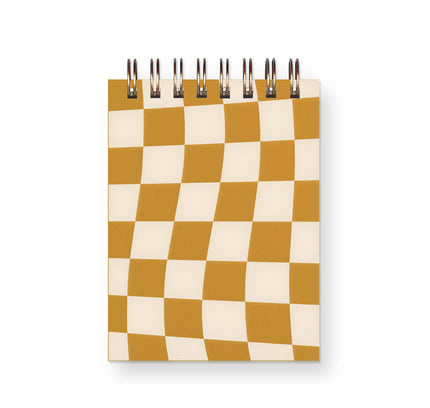 Ruff House Print Shop - Checkerboard Mini Jotter Notebook