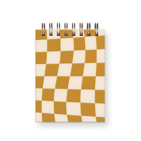 Ruff House Print Shop - Checkerboard Mini Jotter Notebook