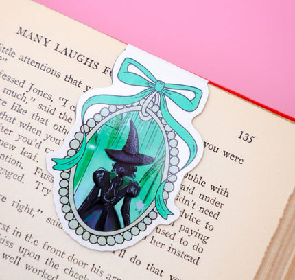 Furever Booked - Elphaba Magnetic Bookmark