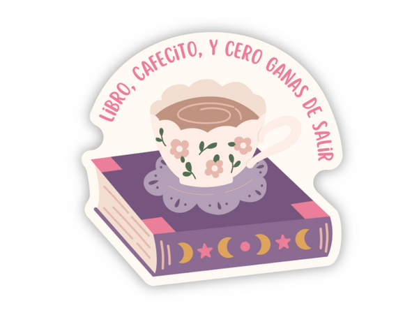 Things in Spanish - Libro Cafecito Sticker