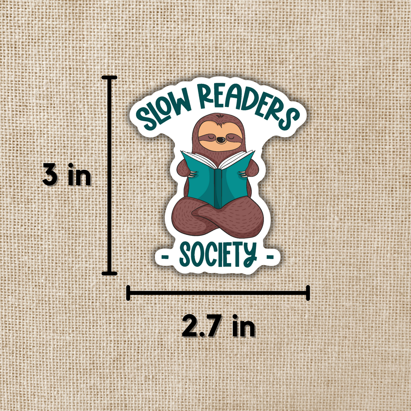 Wildly Enough - Slow Readers Society Sticker