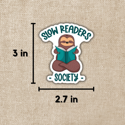 Wildly Enough - Slow Readers Society Sticker