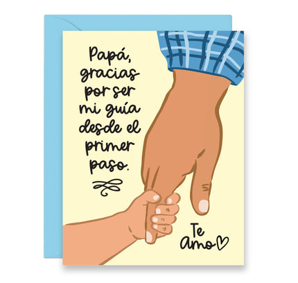 Lucy Loves Paper - Primer Paso | Dia de los Padres card