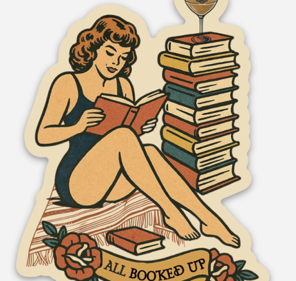 inviting affairs paperie - All Booked Up Sticker 