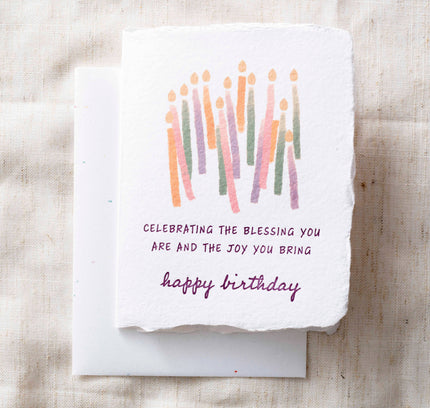 Paper Baristas - Blessing + Joy You Are |  Happy Birthday Greeting Card